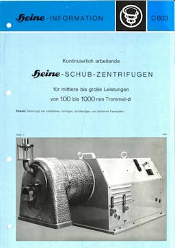 Thumbnail Heine Zentrifug 606 - Pusher centrifuge - image 12