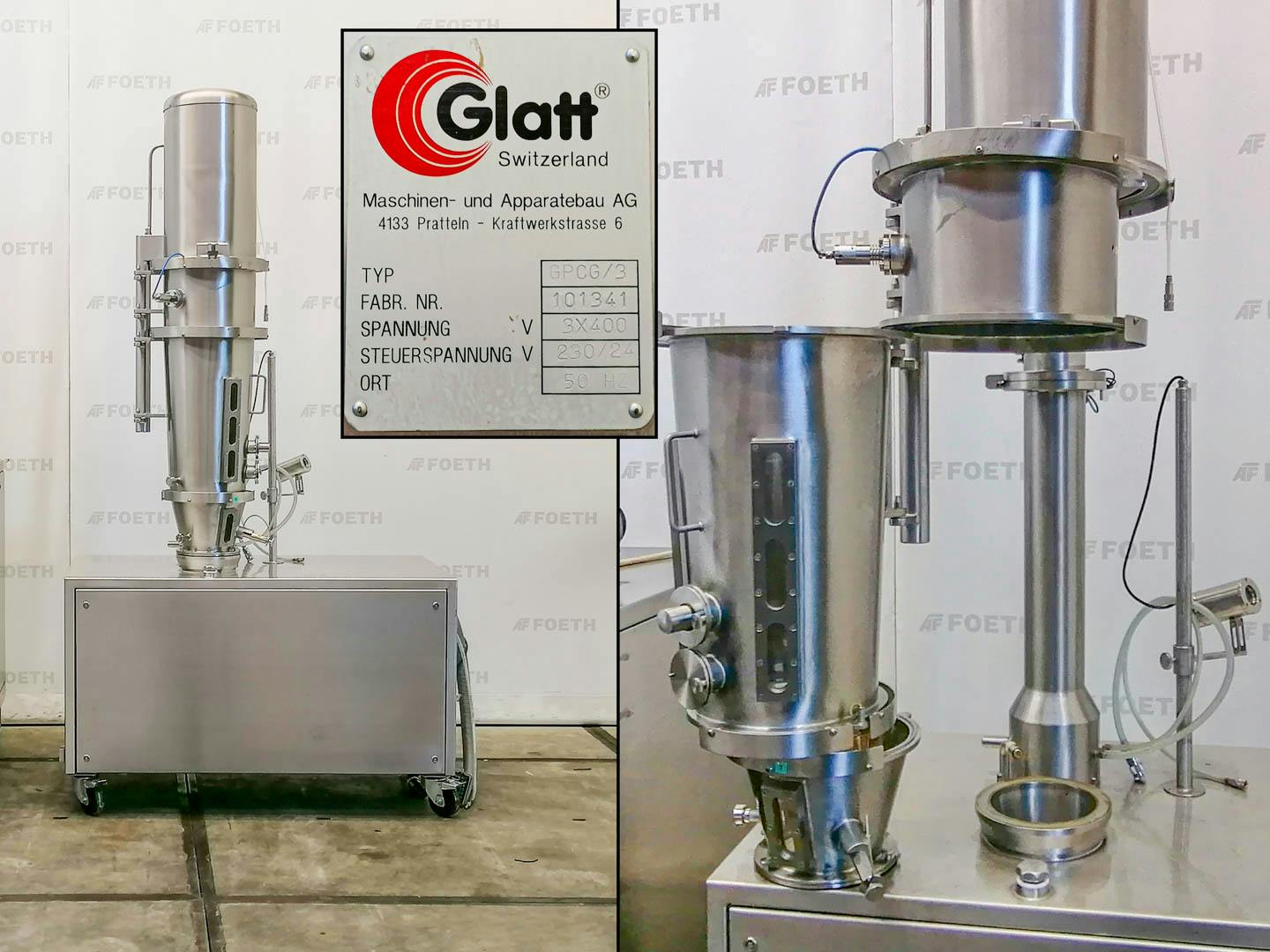 Glatt GPCG/3-15 - Fluidbeddroger batch - image 16