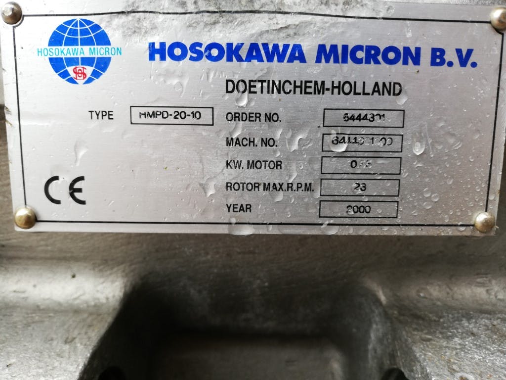 Hosokawa Micron HMPD-20-10 - Поворотная заслонка - image 7