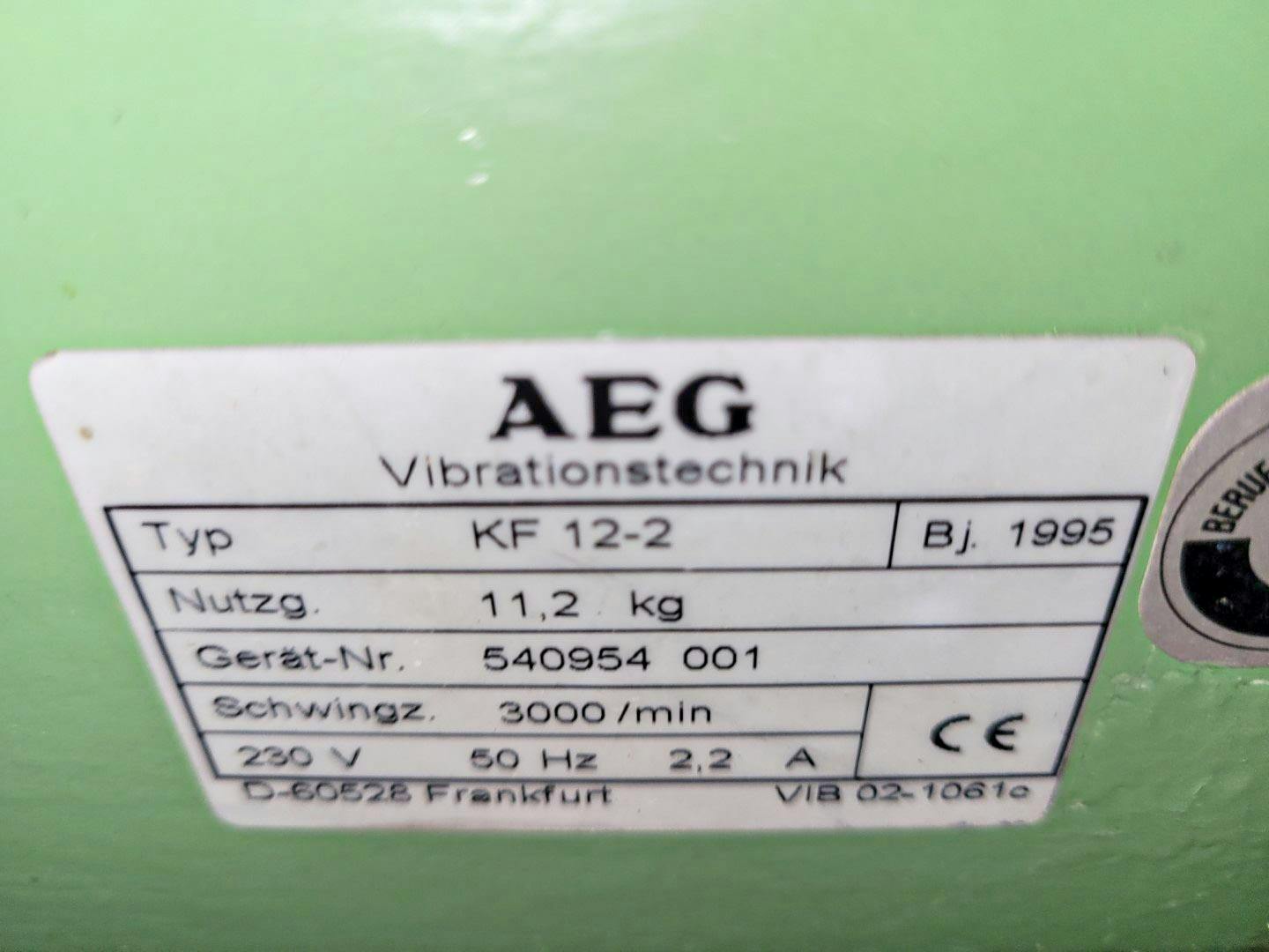 AEG KF 12-2 - Alimentador de vibrações - image 4