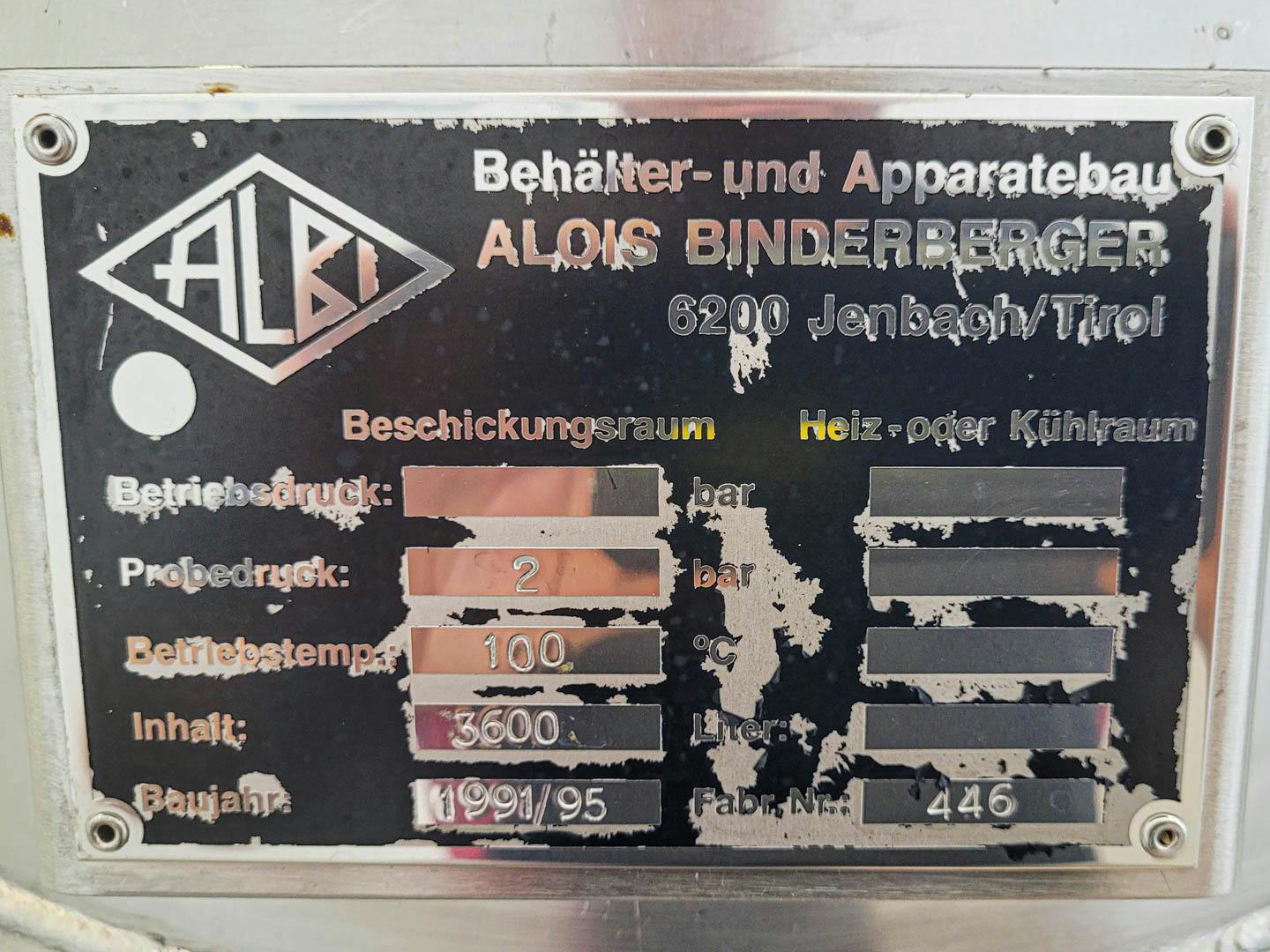 Albi Alois Binderberger 3640 Ltr. - Horizontale Behälter - image 12