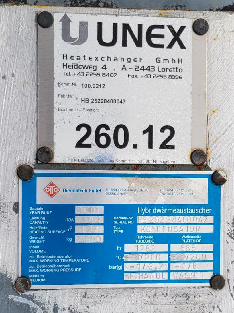 Unex Uniweld; fully welded plate heat exchanger - Plattenwärmetauscher - image 9
