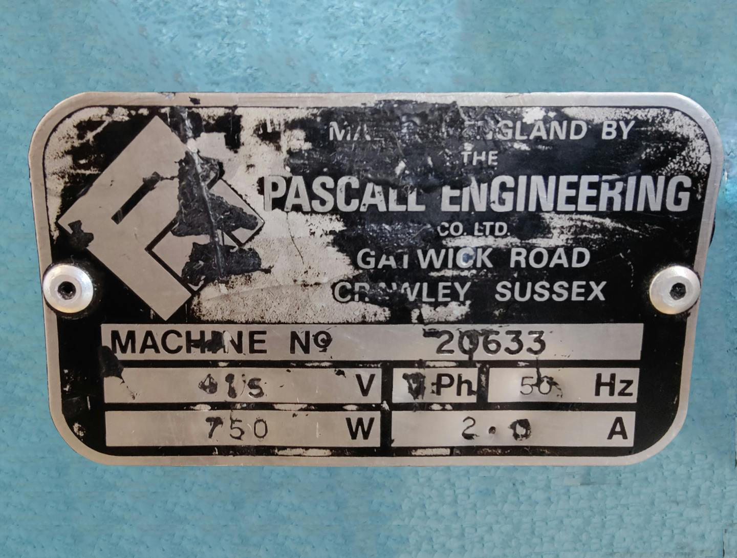 Pascall Engineering Model 2 - Three roll mill - image 10