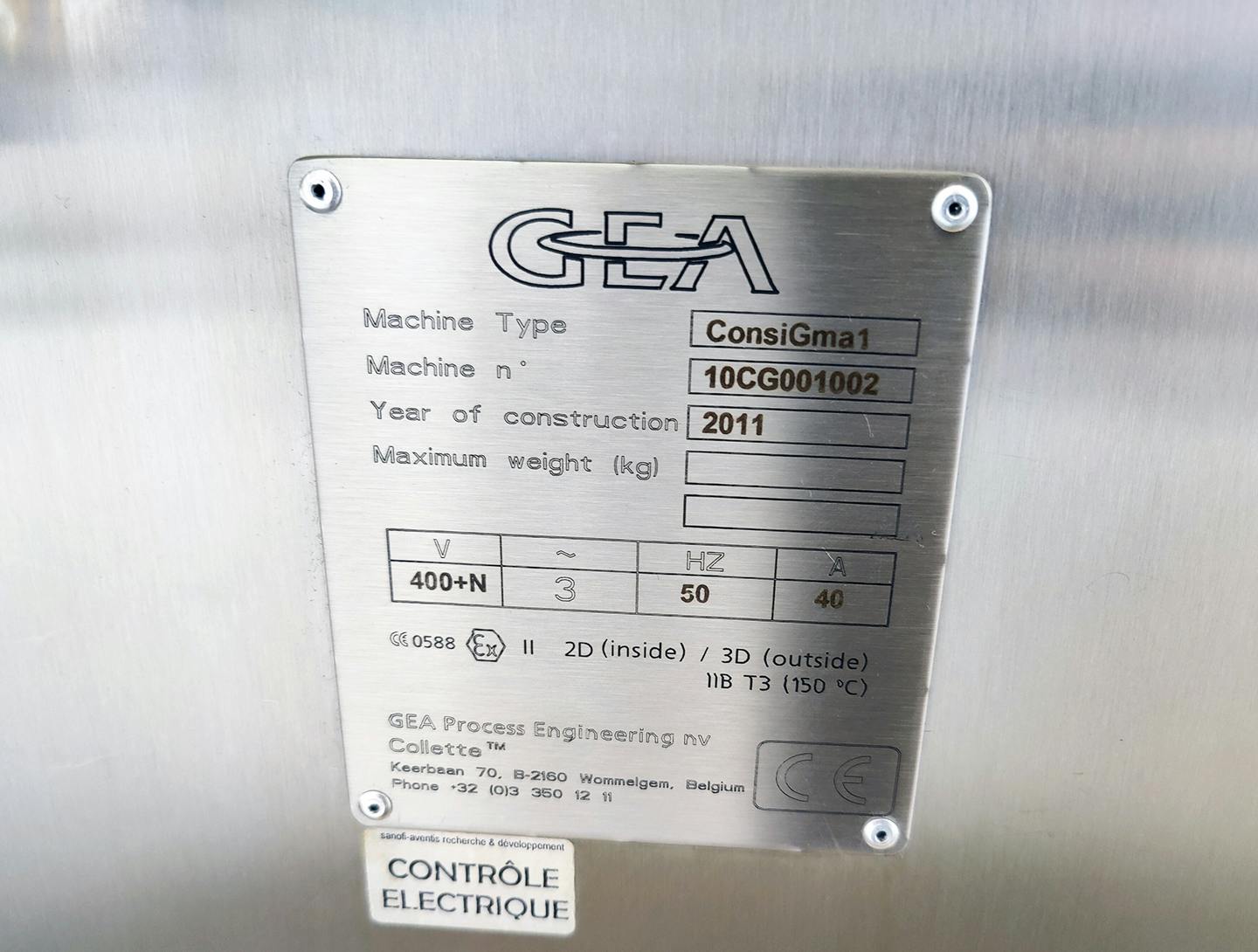 GEA Process ConsiGma 1 Granulator - Doppelschneckenextruder - image 12